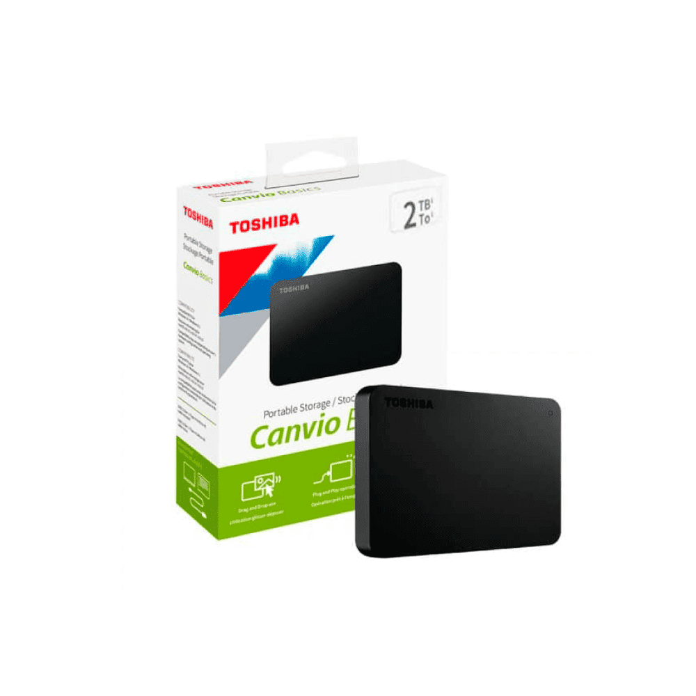 External USB 2TB Toshiba 2.5″ (3.0) Hard Drive