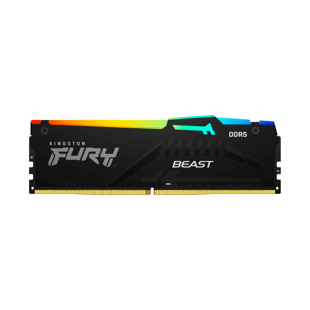 DDR5 16GB 6000MHz Kingston Fury Beast RGB RAM Memory For Desktop PC