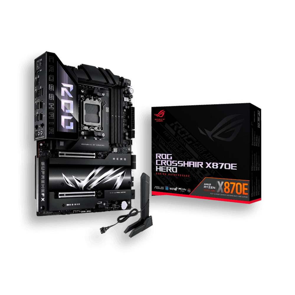 ASUS ROG Crosshair X870e Hero WiFi 2gpu 4DDR5 Ryzen Motherboard