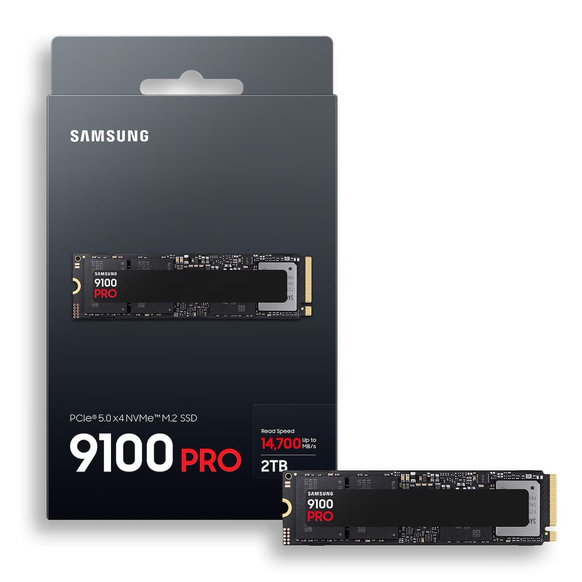 SSD (M2) NVMe 2TB Samsung SSD 9100 Pro Gen 5 (14800×13400) Solid State Drive