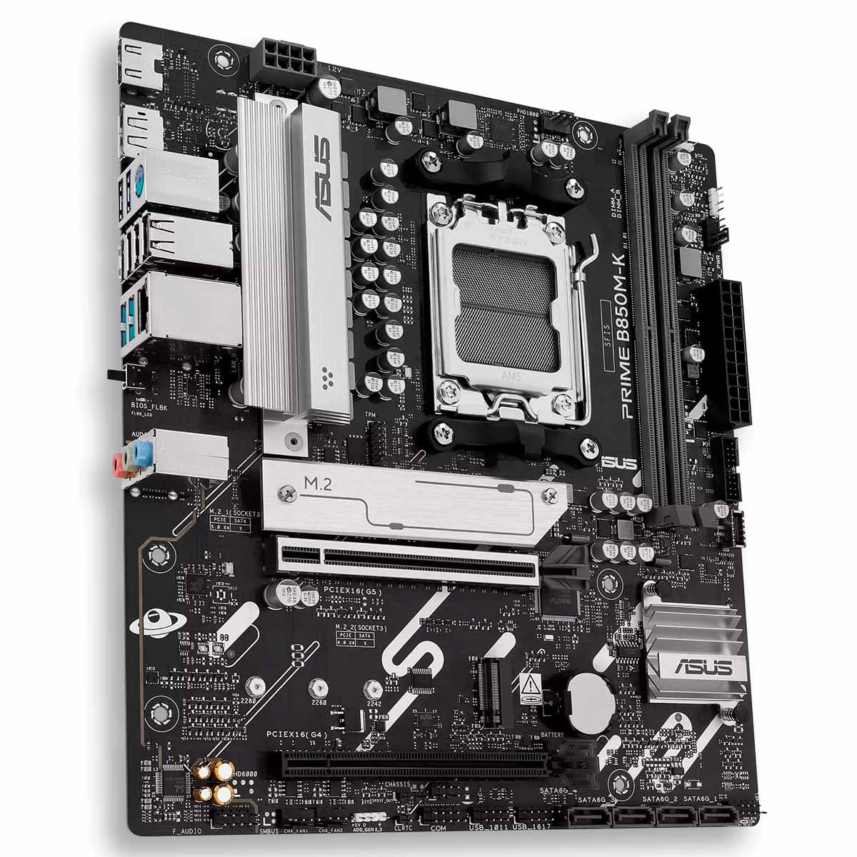 ASUS Prime B850m-K 2slot 2 GPU PCI 5.0 2DDR5 Ryzen Motherboard