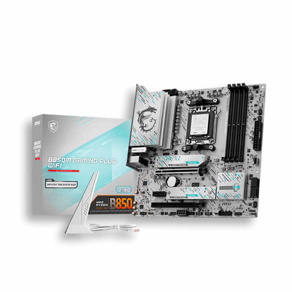 MSI B850m Gaming Plus WiFi 2 GPU PCI 5.0 4DDR5 Ryzen Motherboard