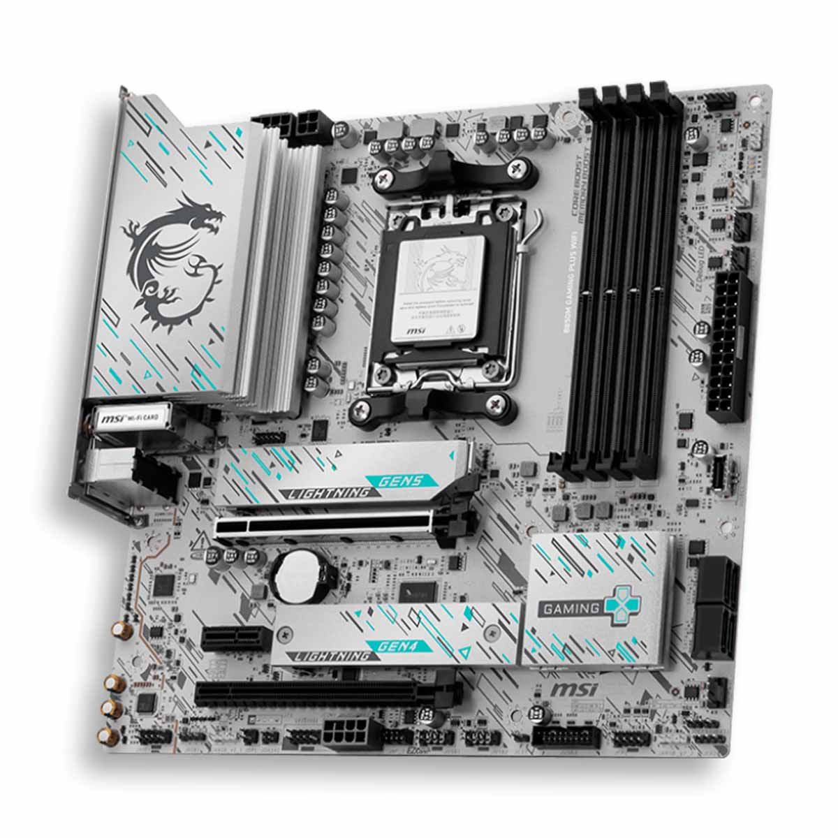 MSI B850m Gaming Plus WiFi 2 GPU PCI 5.0 4DDR5 Ryzen Motherboard