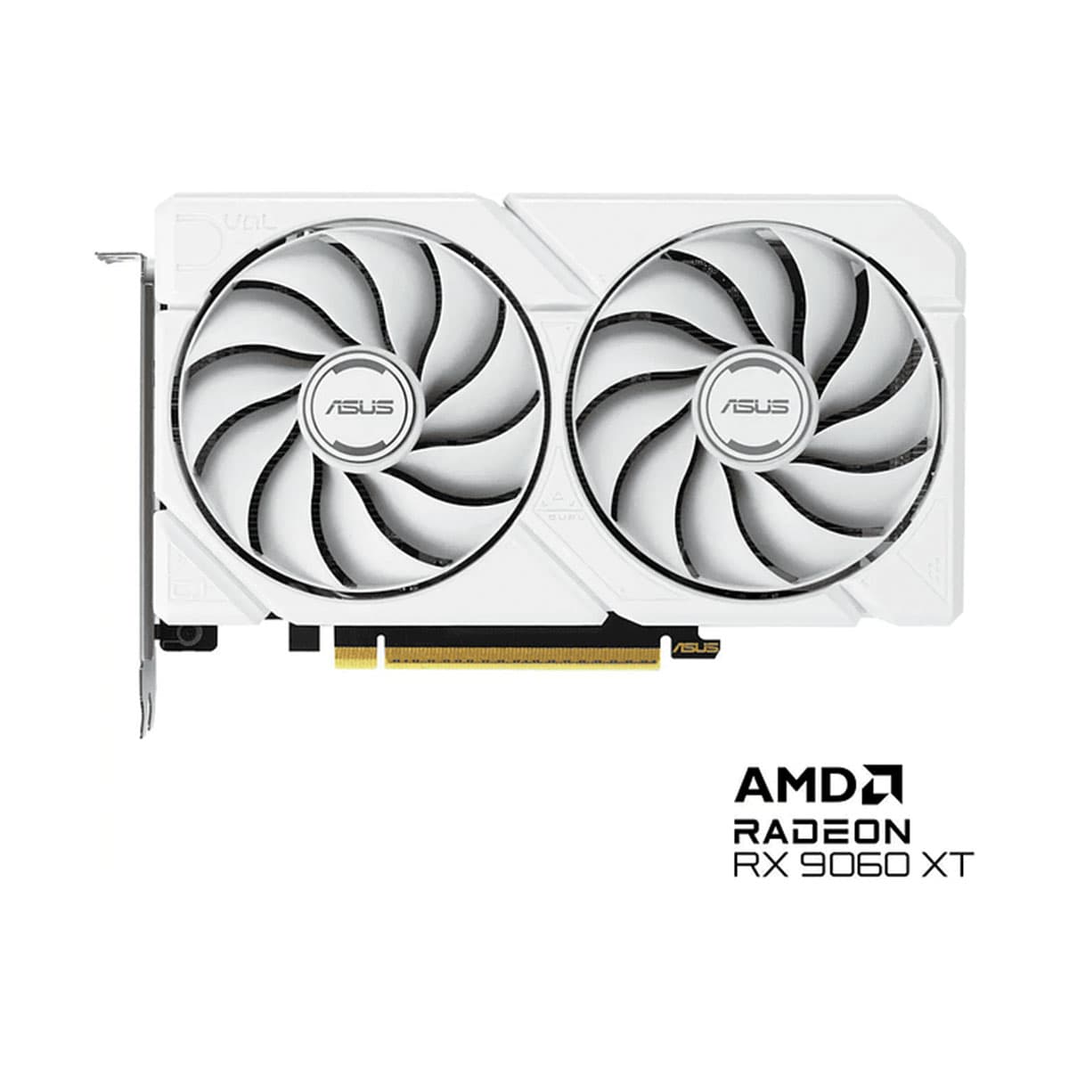 ASUS AMD Radeon RX 9060 Xt Dual White 16GB Graphics Card