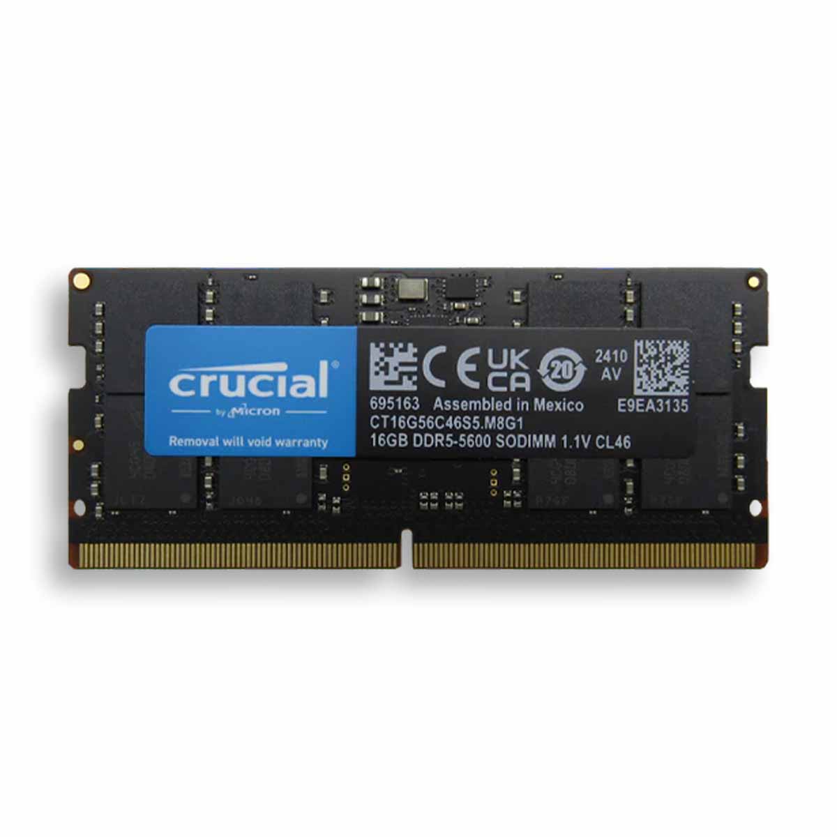 Laptop DDR5 16GB (5600) Crucial RAM Memory For Laptop