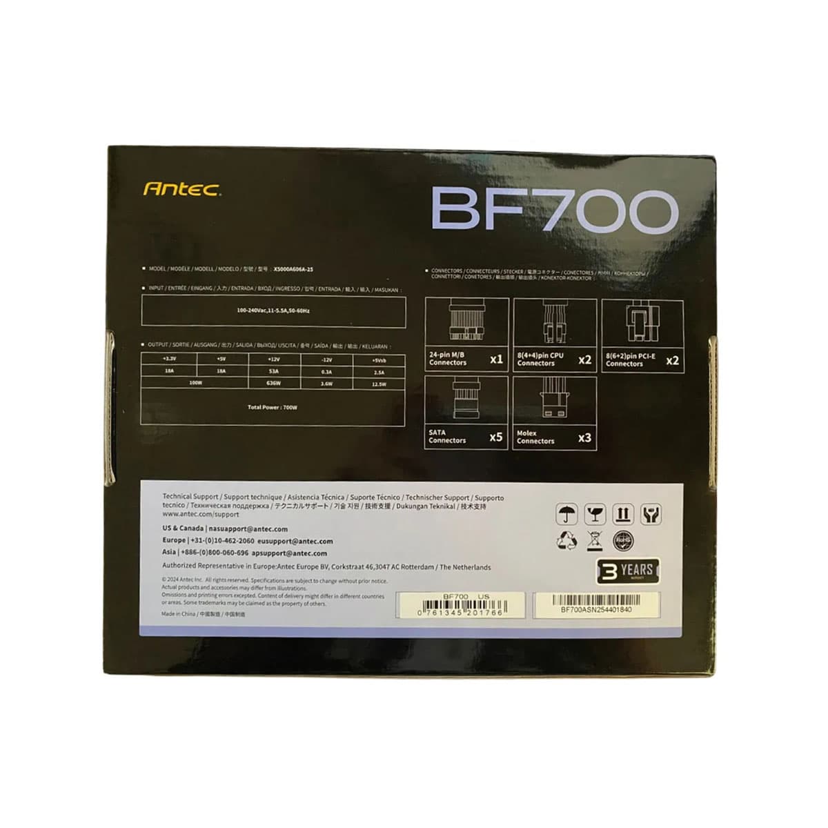 Antec Bf700w 80+ Bronze Power Supply