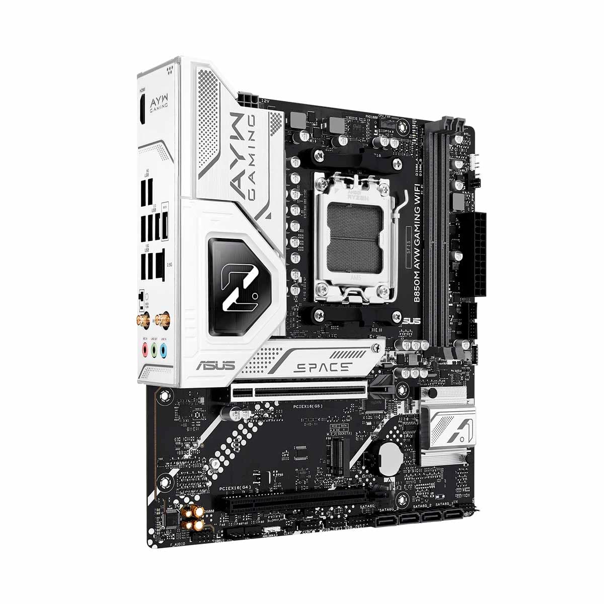 ASUS B850m-Ayw WiFi 2 GPU PCI 5.0 2DDR5 Ryzen Motherboard