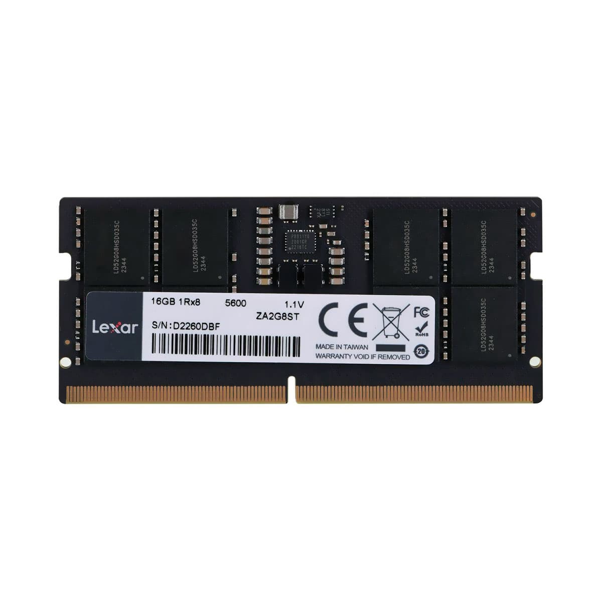 DDR5 16GB (5600) Lexar RAM Memory For Laptop