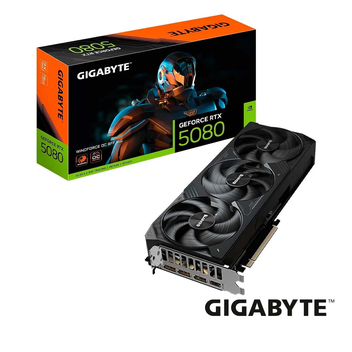 Gigabyte GeForce RTX 5080 Winf OC Sff 3X 16GB Graphics Card