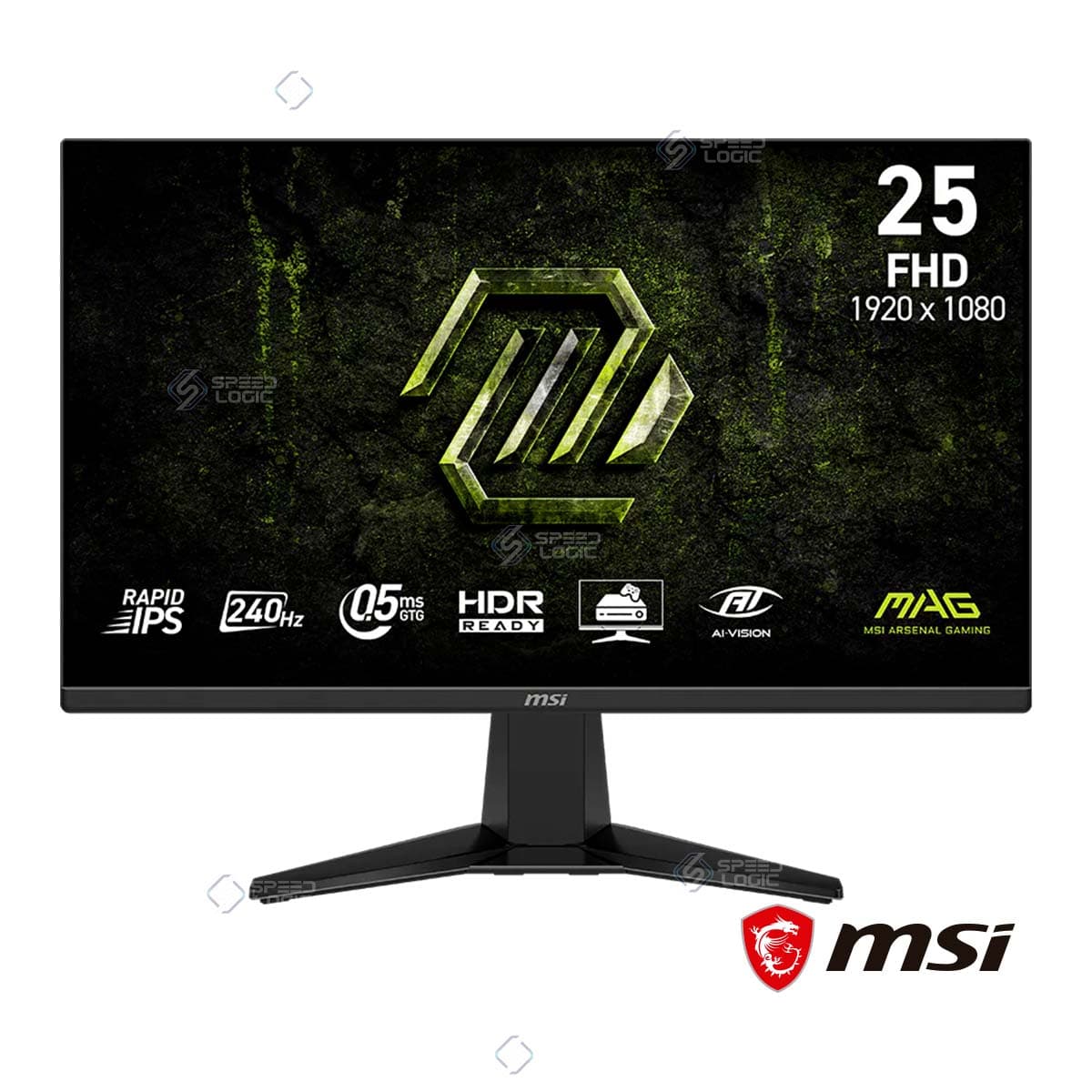 MSI 24.5″ Fast IPS FHD (0.5ms-240Hz) 255F X24 LED Monitor