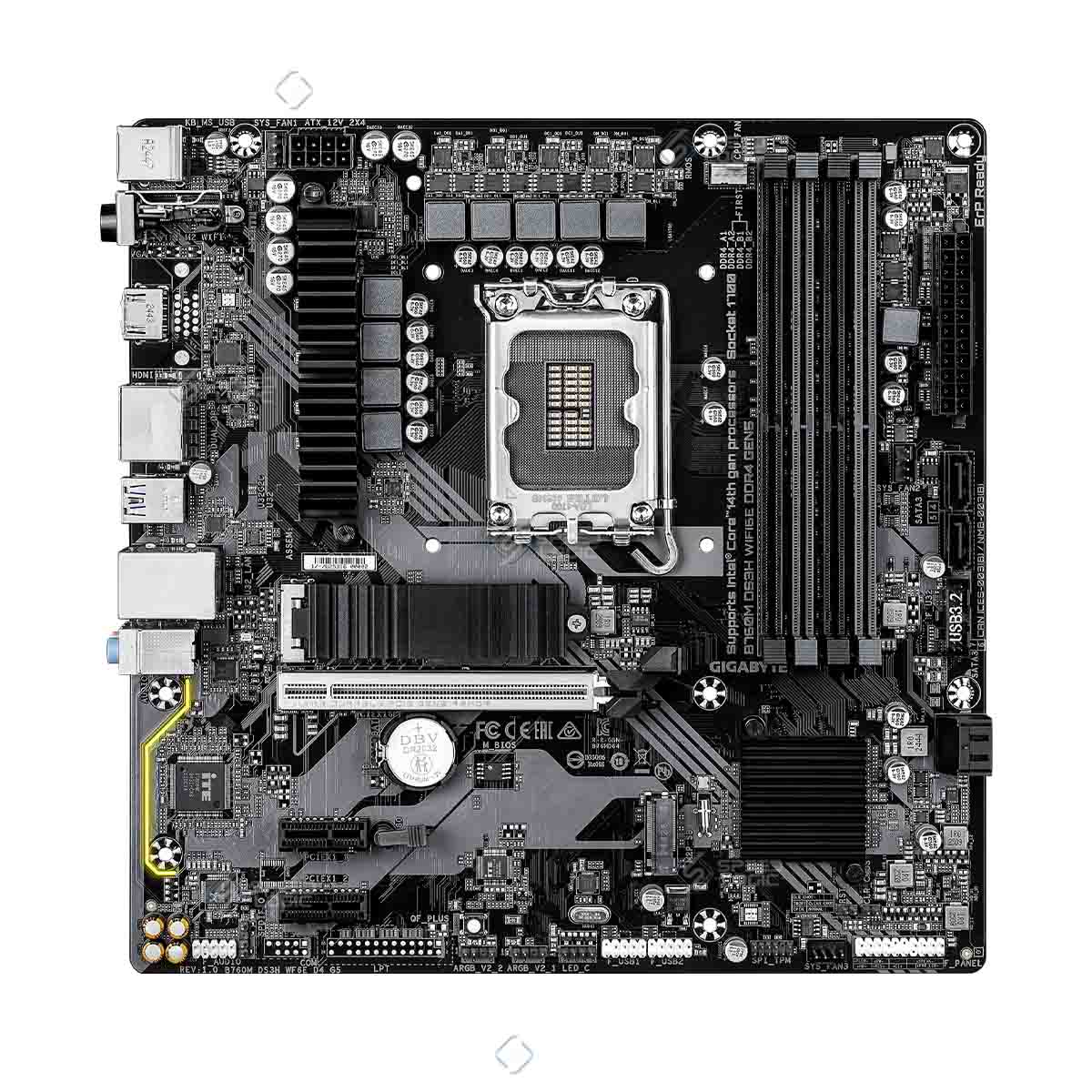 Gigabyte B760m Ds3h Wifi6e Gen5 4 ddra4 12th Gen 13th Gen 14th Gen Motherboard