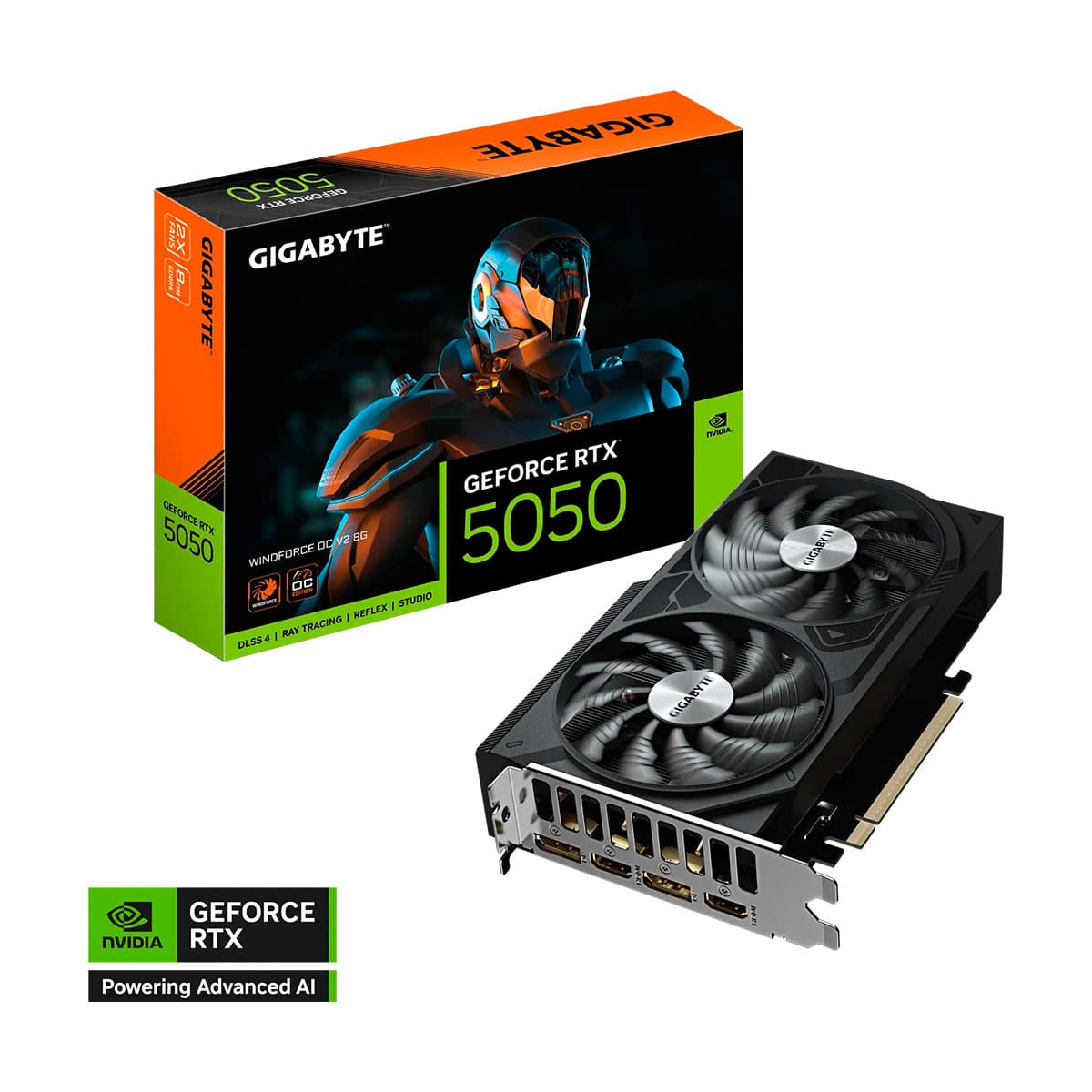 Gigabyte RTX 5050 Windf OC V2 8GB Graphics Card